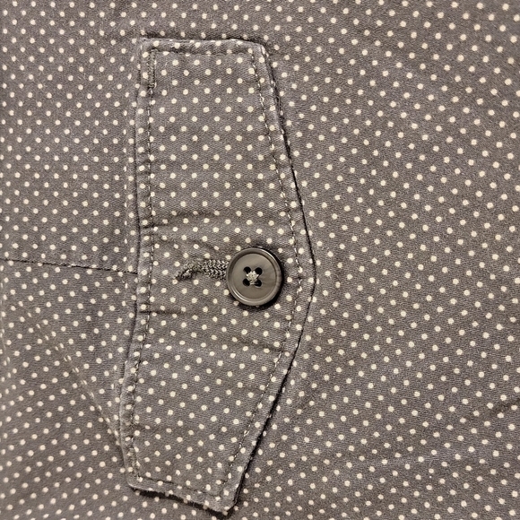 lee gray polka dots capri size 12 medium - Picture 6 of 14